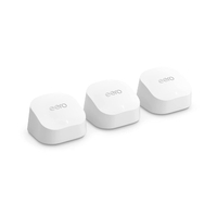 3. Amazon eero 6+ mesh Wi-Fi Router: $139.99 $89.99
Amazon eero Pro 6 mesh Wi-Fi Router:$199.99$119.99
Amazon eero Pro 6E mesh Wi-Fi System: $549.99 $399.99