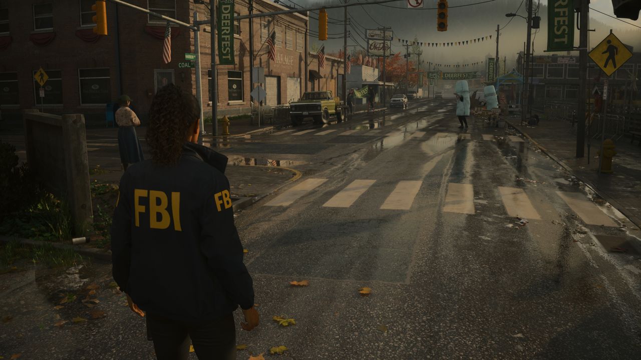 Alan Wake 2 image fidelity comparison screenshots
