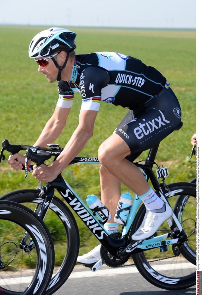 Tom Boonen motoring along
