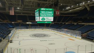 The new sound system at DCU Center Arena.