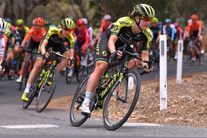 Grace Brown (Mitchelton-Scott) on stage 1 of the 2019 Women's Tour Down Under