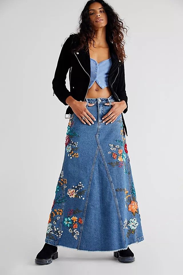 The 15 Best Denim Skirts of 2022 Jean Skirts for Women We Love Marie