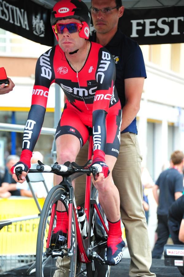 Cadel Evans (BMC) awaits his start