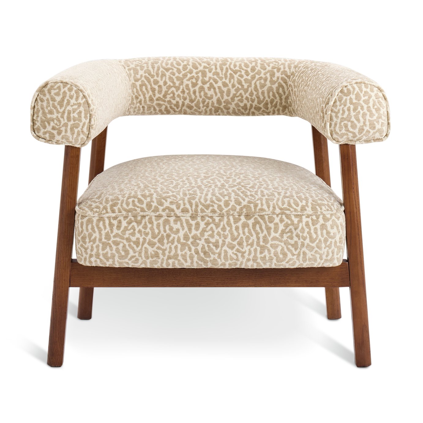 Habitat Elio Fabric Armchair - Leopard Print