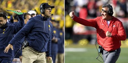 Jim Harbaugh and Urban Meyer.