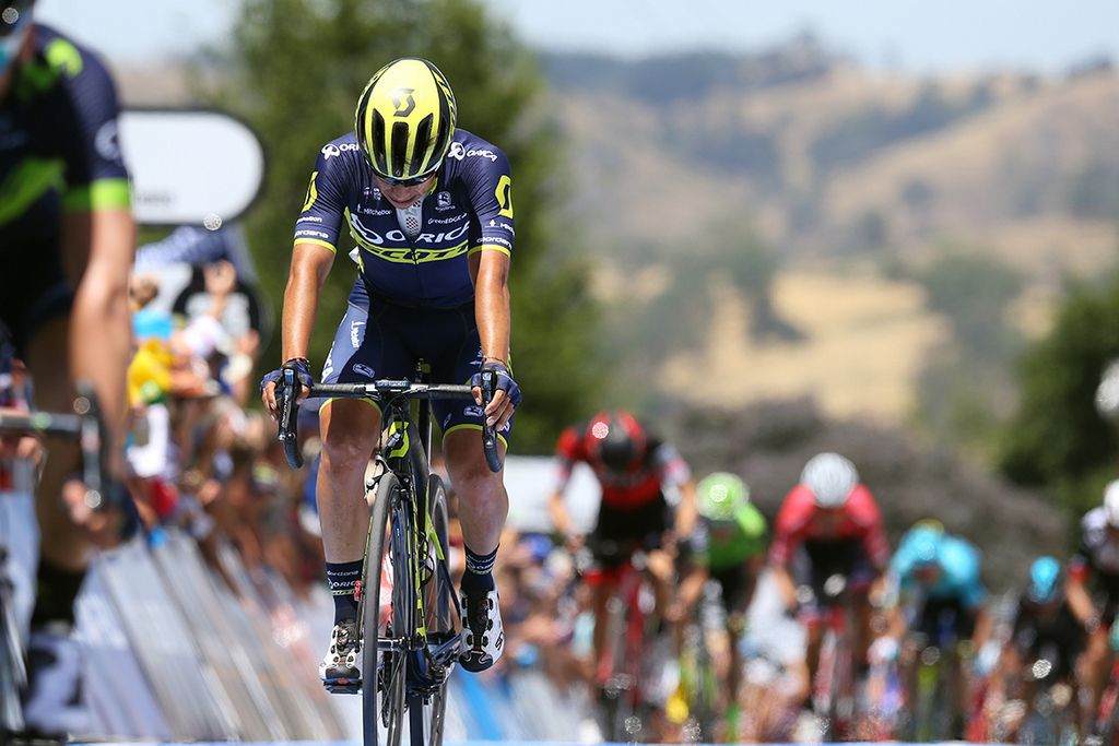 Esteban Chaves (Orica-Scott) after finishing the stage