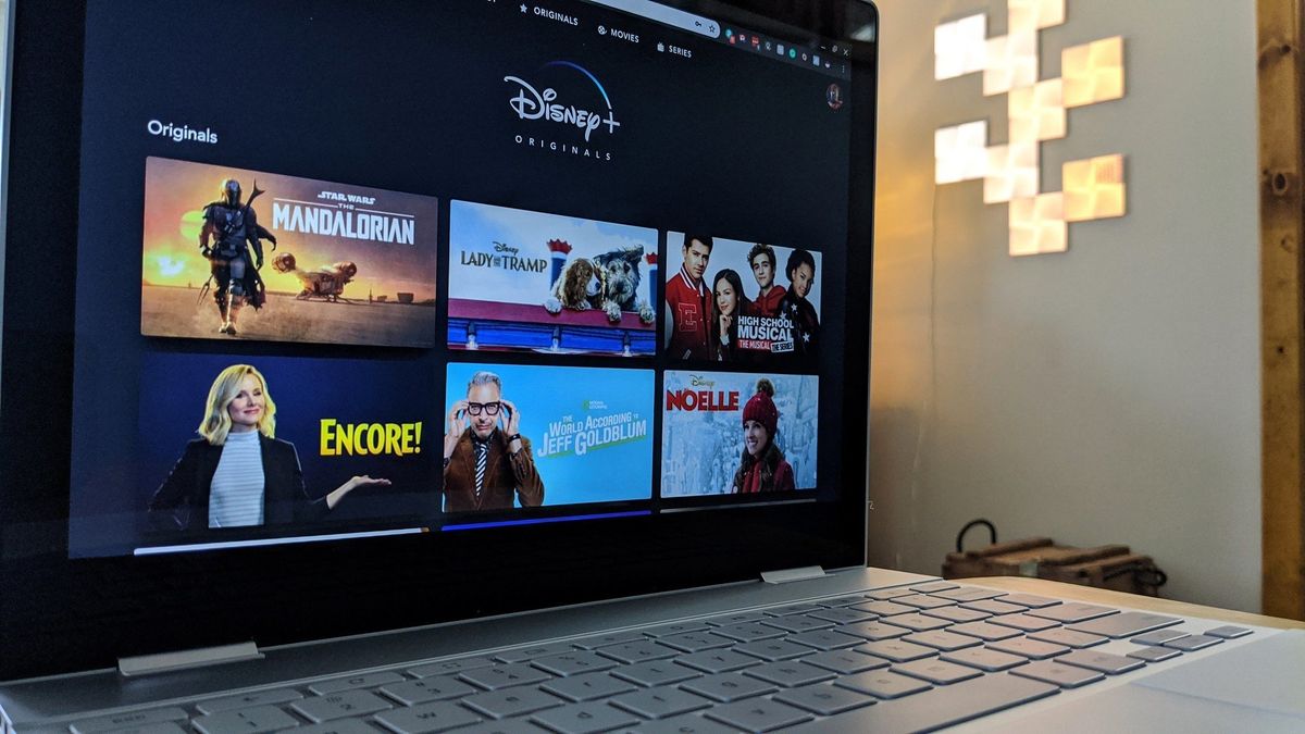 Disney+ on Chromebook browswer