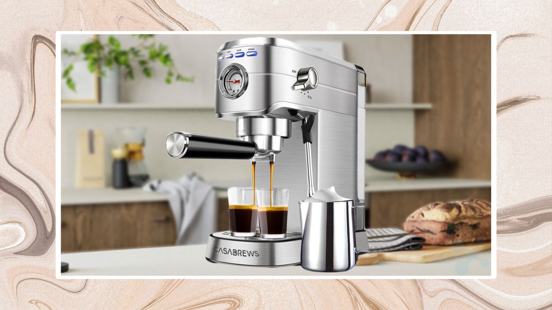 Casabrews espresso machine review Real Homes