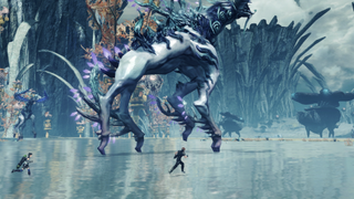 The party run by a towering creature in Xenoblade Chronicles X: Definitive Edition