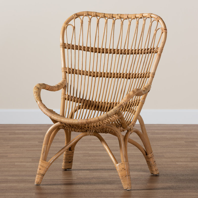 Bay Isle Home&amp;trade; Aylinne Rattan Armchair &amp;amp; Reviews | Wayfair