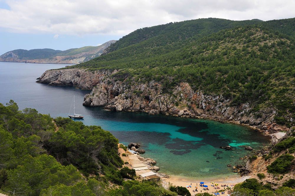 Cala d&amp;#039;en Serra, a bay in northern Ibiza.