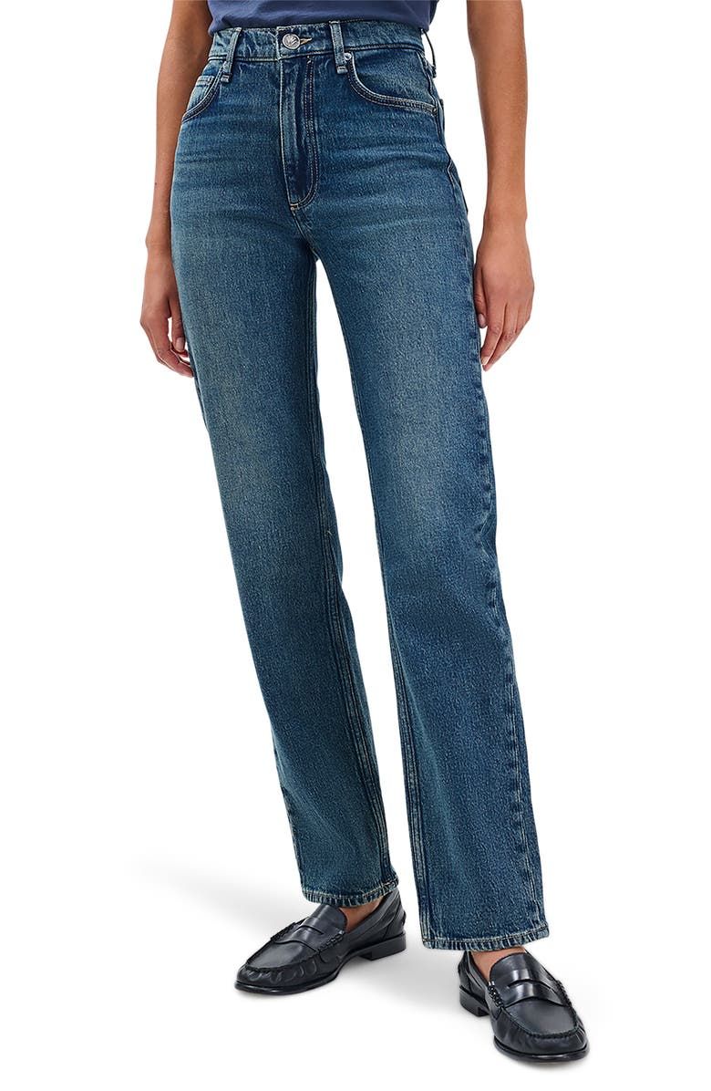 Harlow Mid Rise Straight Leg Jeans