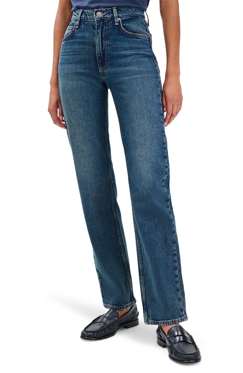 Harlow Mid Rise Straight Leg Jeans