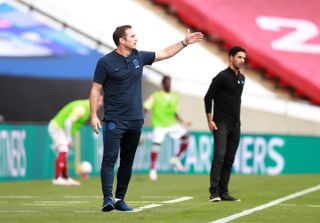 Lampard saw his Chelsea side lose to Arteta's Arsenal in the 2020 FA Cup final.
