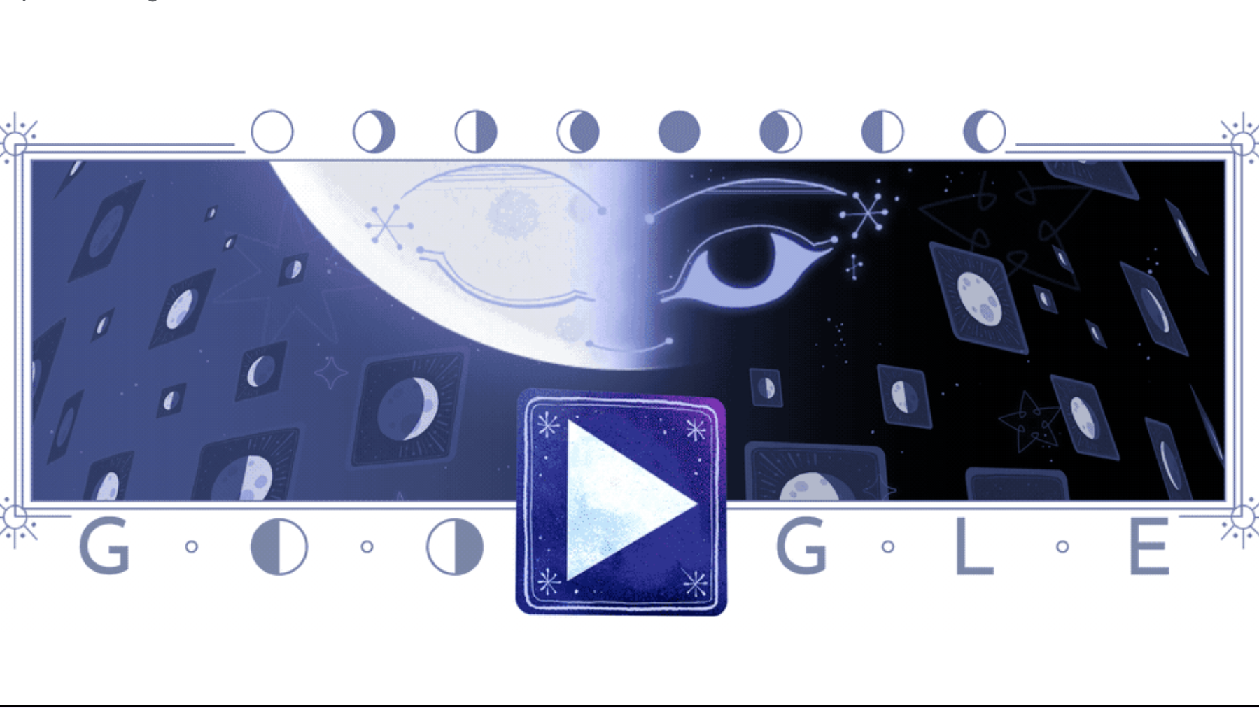 El Google Doodle de hoy es un juego de cartas alarmantemente convincente sobre cómo derrotar al enemigo más antiguo de la humanidad: la Luna.