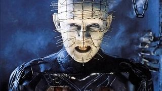 A creature with pins in his face in 'Hellraiser'