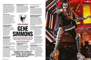 Gene Simmons feature Metal Hammer 361