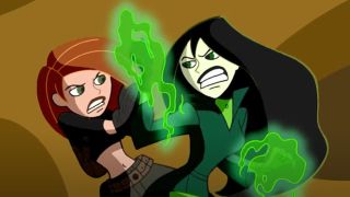 Kim Possible fighting Shego.