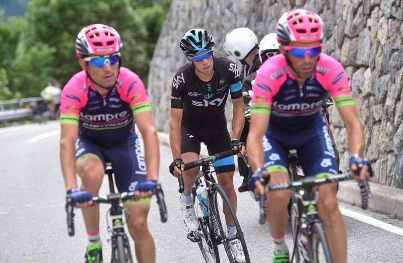Richie Porte (Team Sky) was well off the pace today