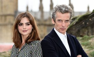 Doctor Who actors Jenna Coleman and Peter Capaldi