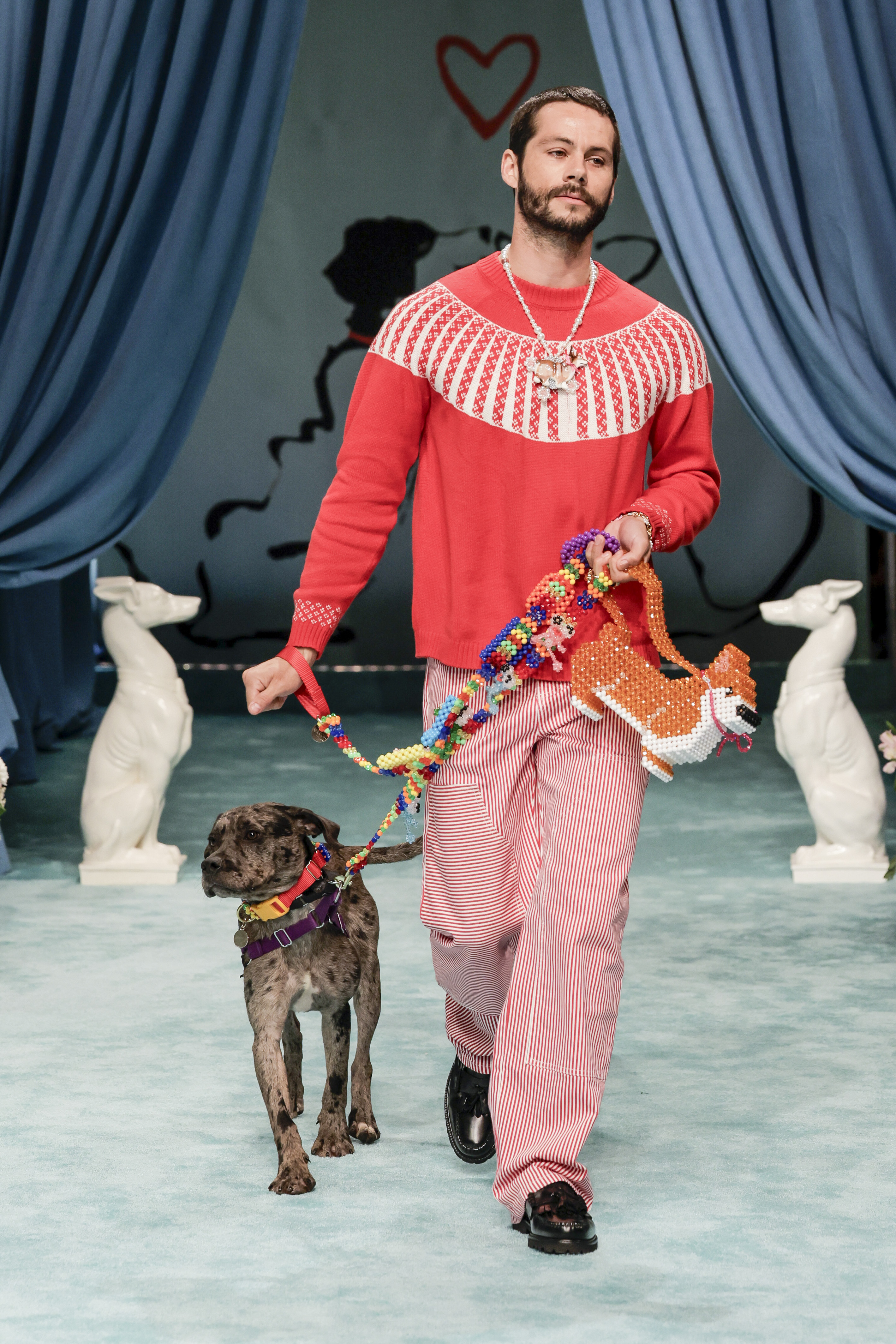 Dylan O&#039;Brien Walks the Rachel Antonoff and Susan Alexandra Show