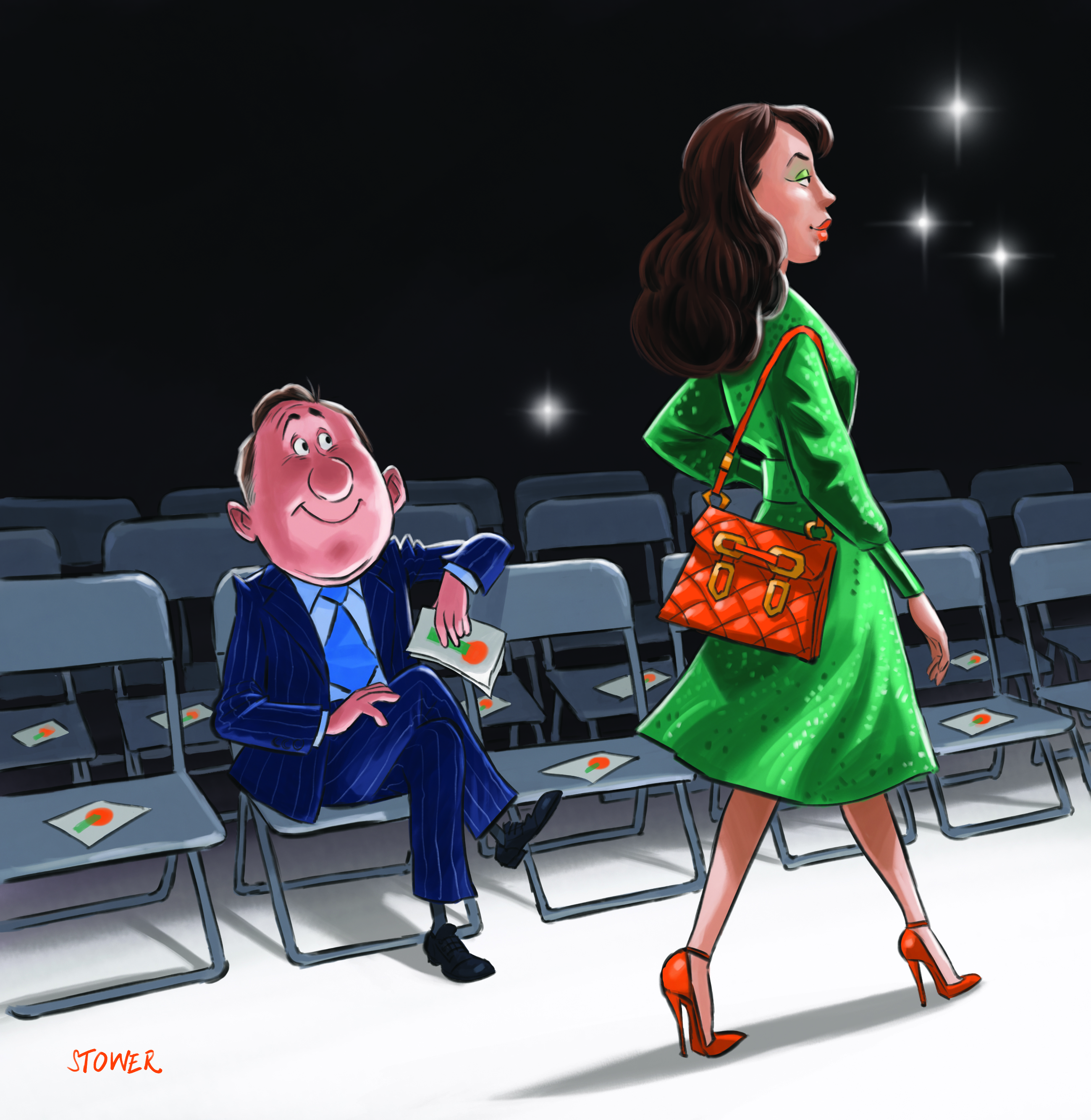 Woman with luxury bag 