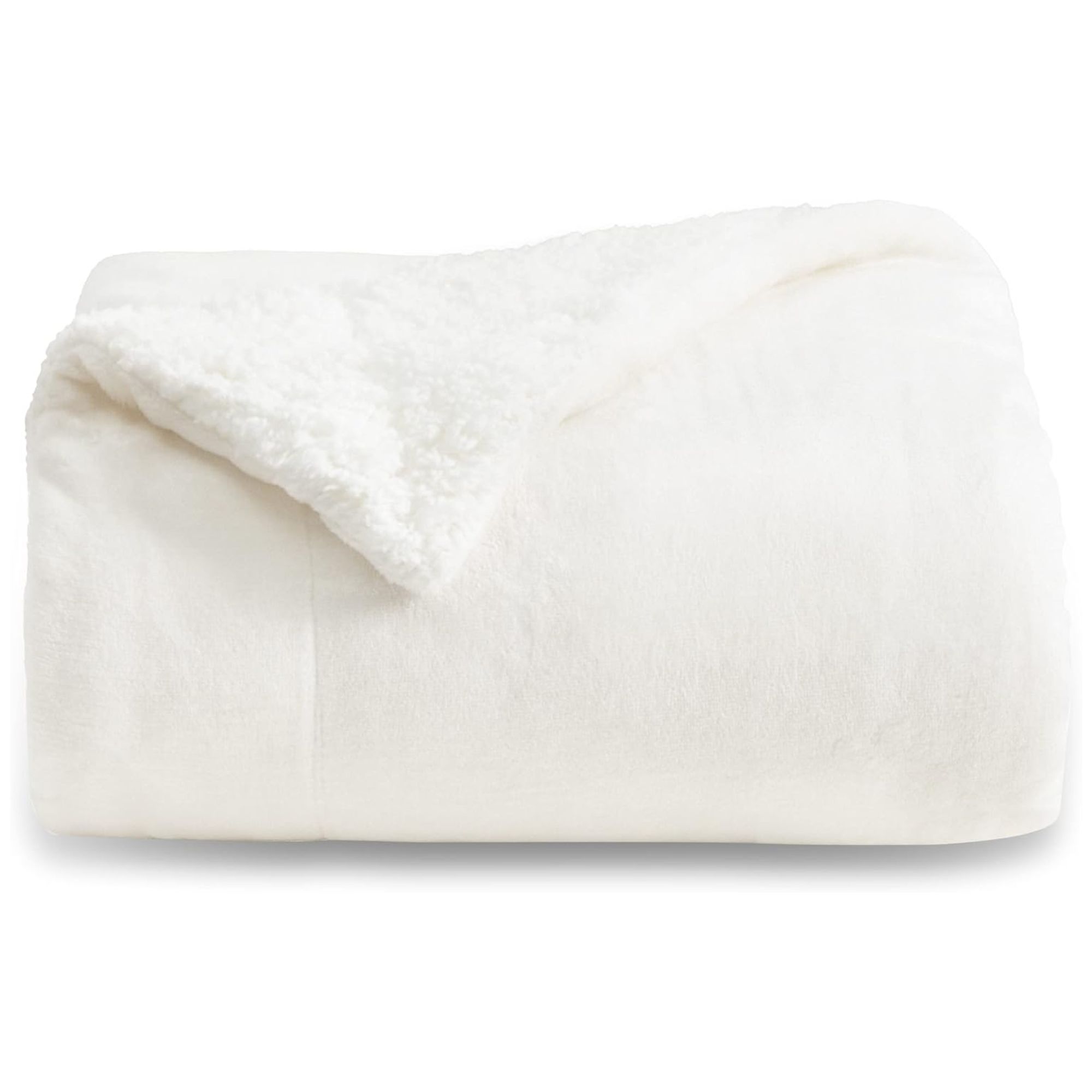 White fluffy blanket