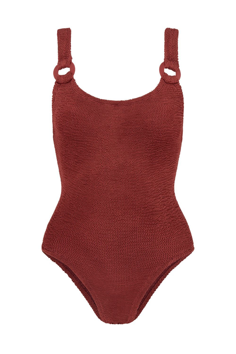 Hunza G + Rose Inc Christy seersucker swimsuit