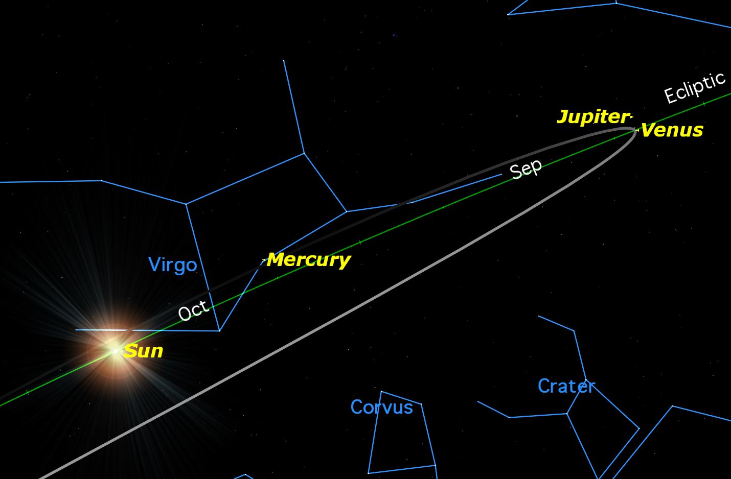 Venus at Greatest Elongation West, October 2015