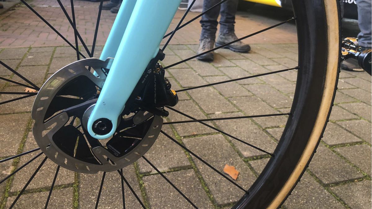 Wout Van Aert's Bianchi Zolder Pro