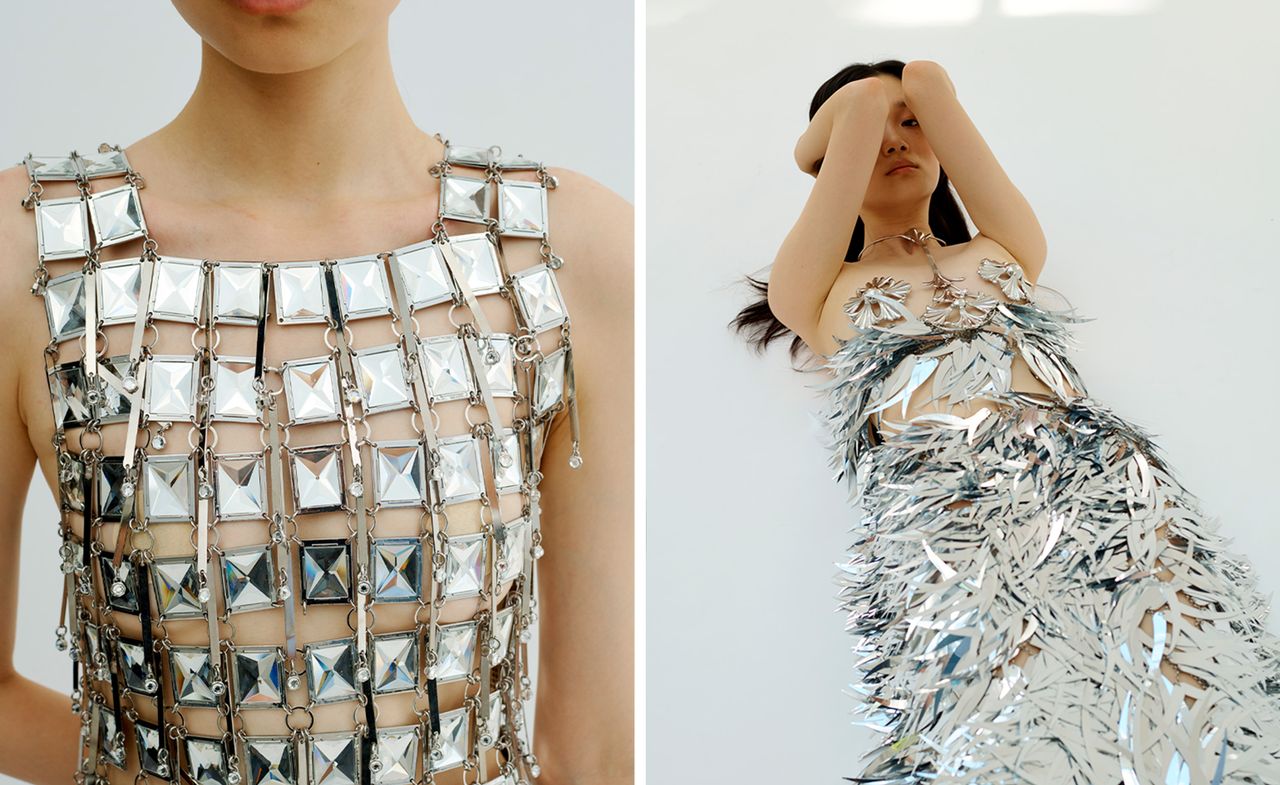 Rabanne chainmail dresses