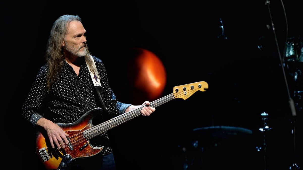 Timothy B. Schmit of the Eagles performs during SiriusXM presents the Eagles in their first ever concert at the Grand Ole Opry House on October 29, 2017 in Nashville, Tennessee.