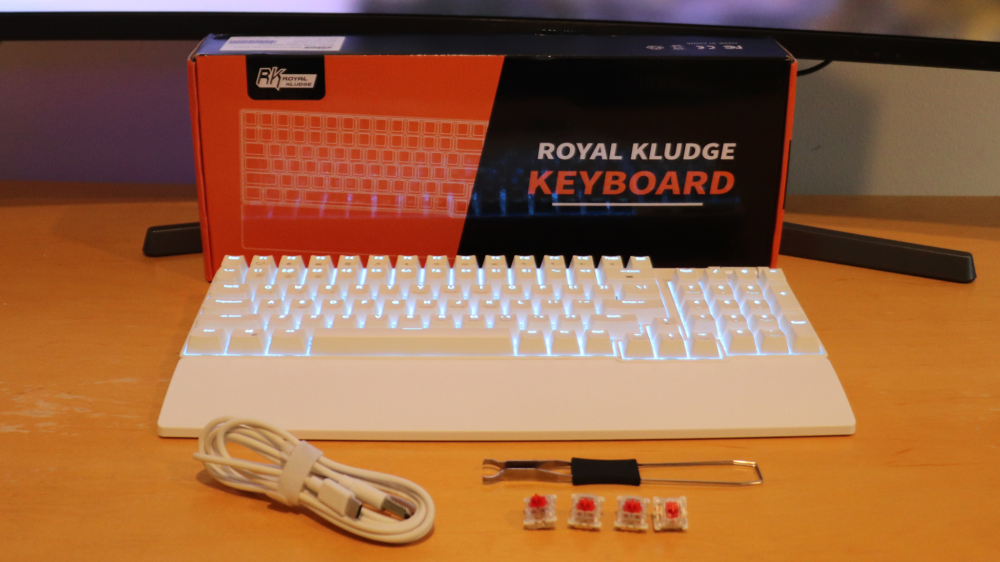 The dedicated backlit keyboard for Microsoft Flight Simulator X