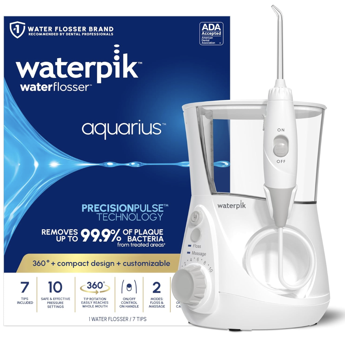 Waterpik, Aquarius Countertop Water Flosser