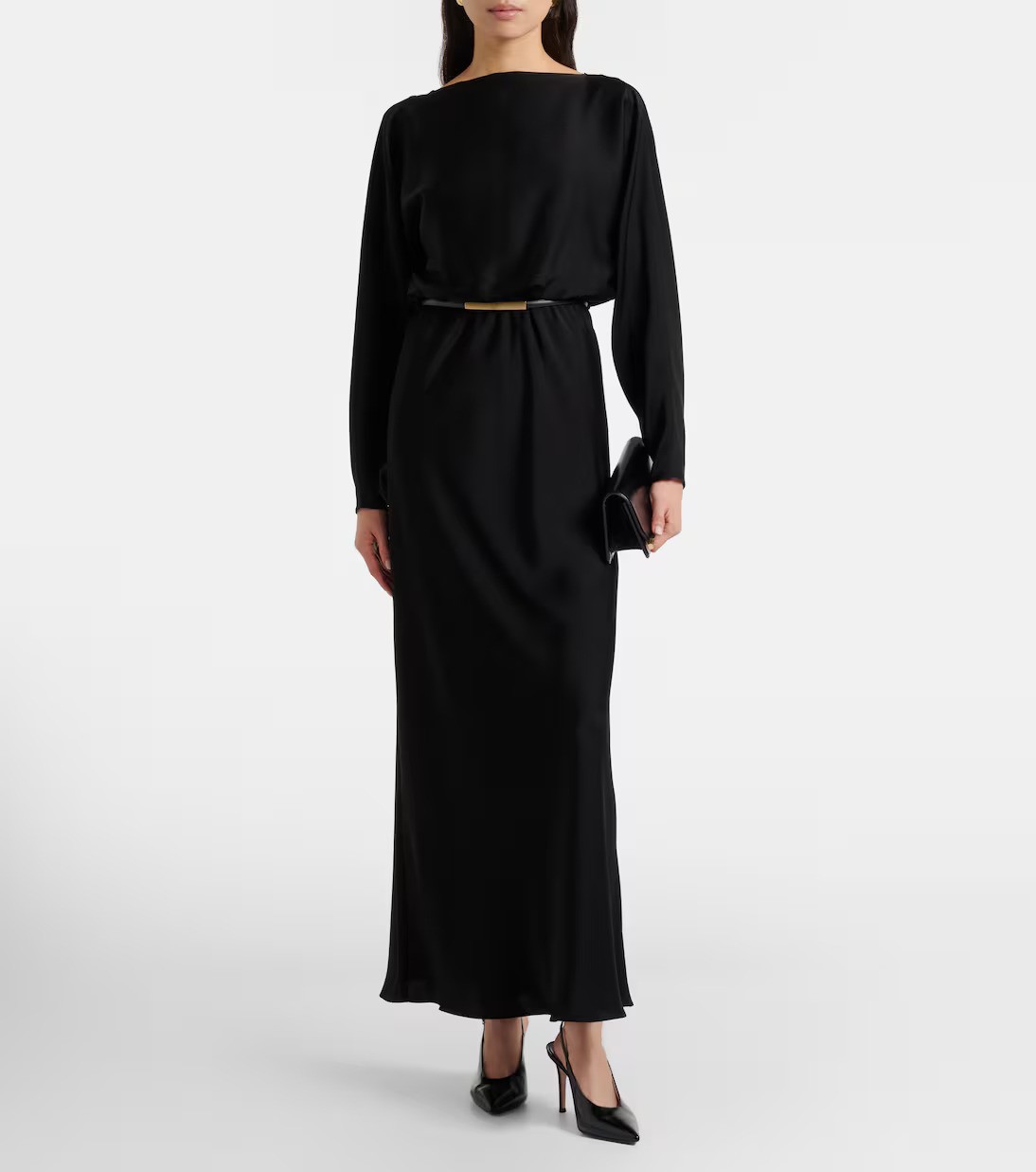 Max Mara, Draped Satin Gown