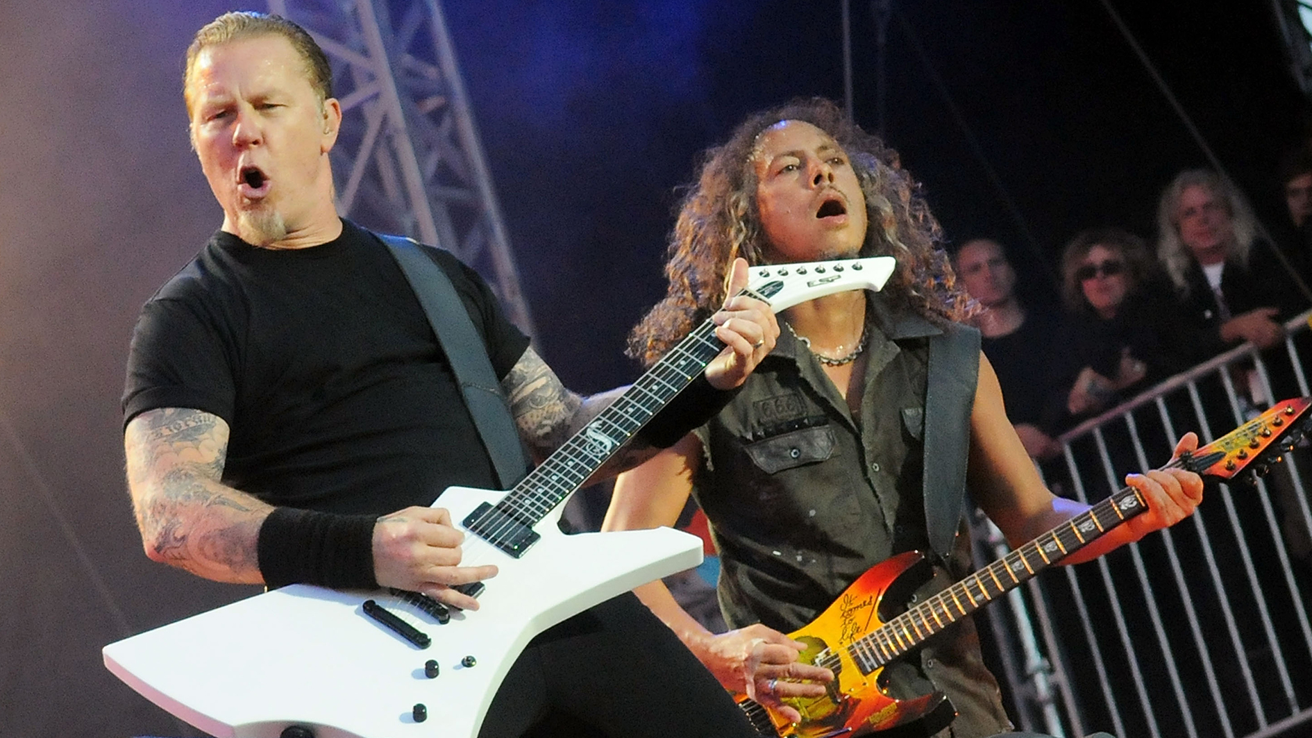 Metallica's James Hetfield and Kirk Hammett reveal the guitar