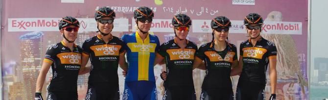 Wiggle Honda at the Ladies Tour of Qatar