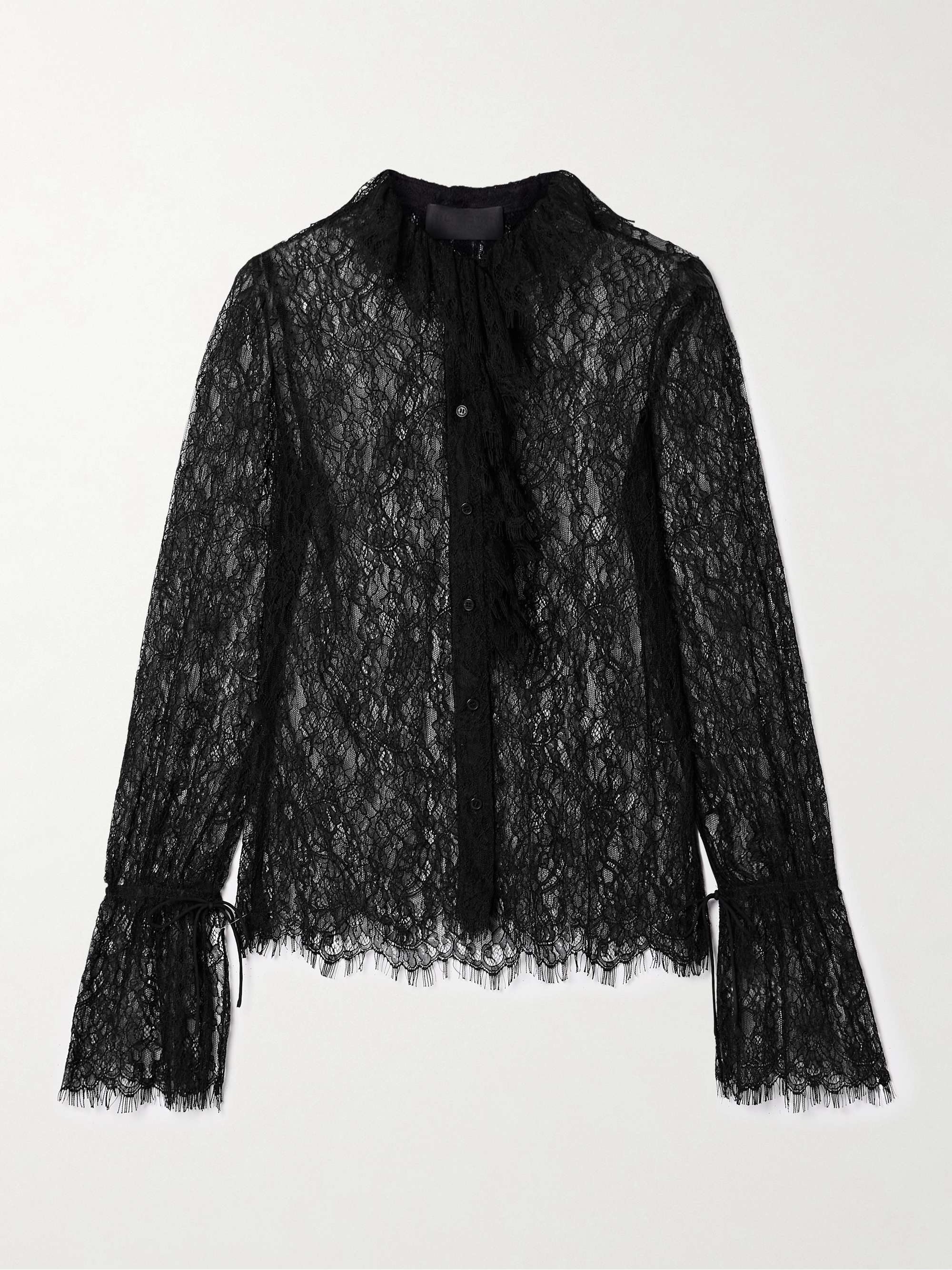 Cecily ruffled lace shirt