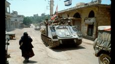 An Israeli tank in Lebanon in 1982