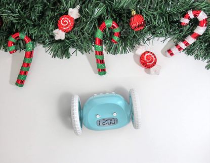 Clocky Alarm Clock on Wheels
