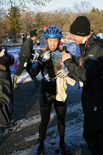 After the race some guy tried to talk to me