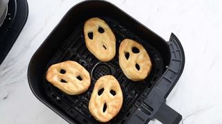 Halloween ghost donuts air fryer recipe