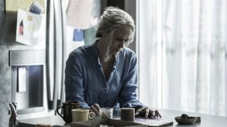 Carol in kitchen in The Walking Dead