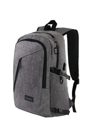 Mancro Laptop Backpack on a white background