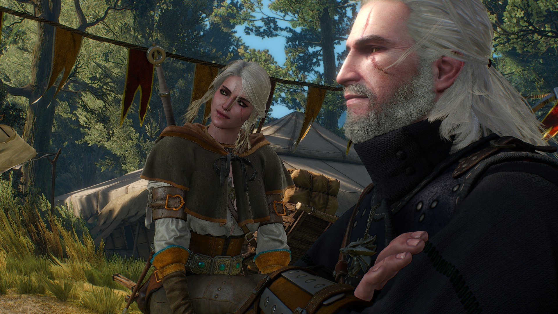 The witcher 3 geralt and ciri фото 18
