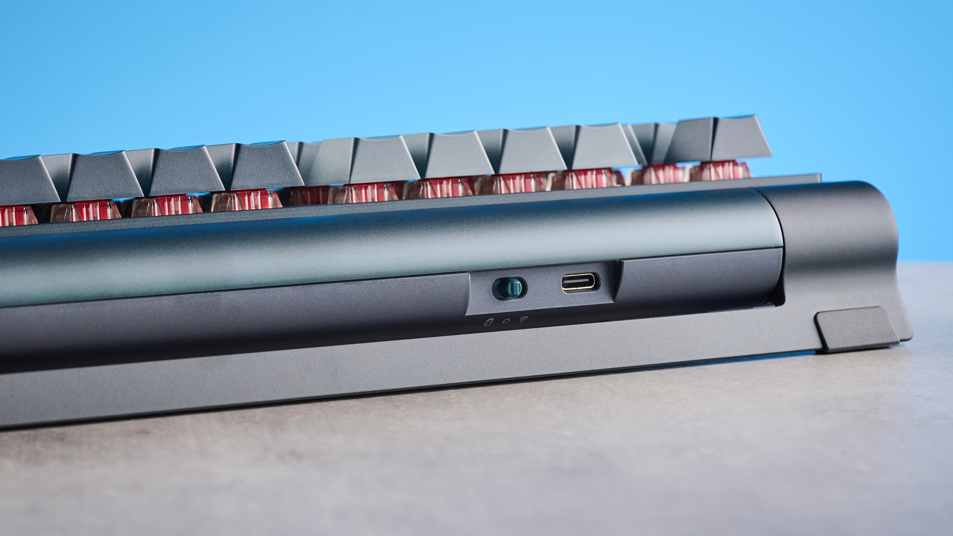 A Cherry XTRFY MX 8.3 TKL Wireless keyboard