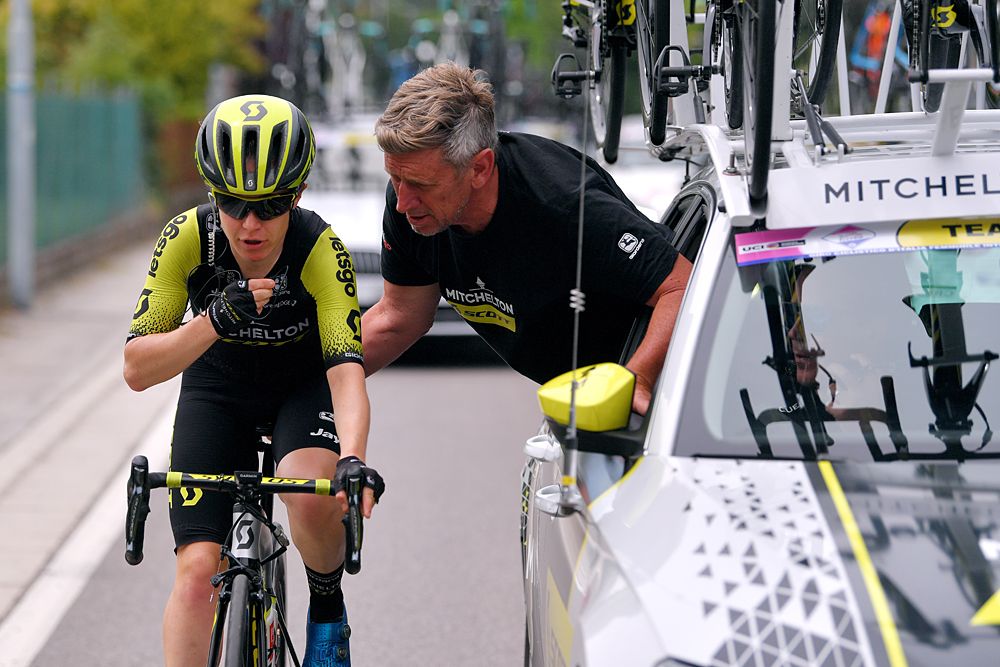 Amanda Spratt (Mitchelton-Scott) during stage 7 at the Giro Rosa