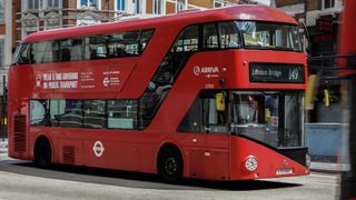 A photo of London bus.