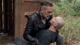 Negan and Alpha in The Walking Dead.