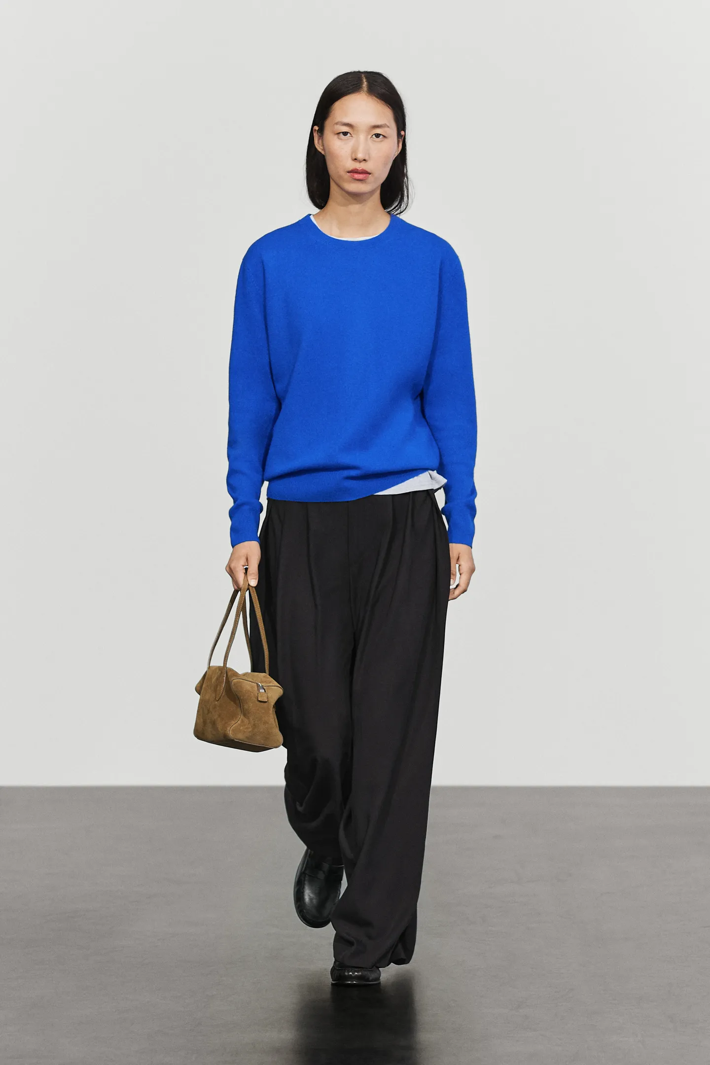 Massimo Dutti, Wool Blend Crew Neck Knit Sweater